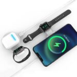 折れ畳み式 2in1ワイヤレス充電器 Apple watch &Air Pods充電可能 ワイヤレス充電 スタンド機能 PD15W 快速充電器 magsafe充電器 全2色 SKU:IPC10132024005 - Image 10
