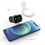 折れ畳み式 2in1ワイヤレス充電器 Apple watch &Air Pods充電可能 ワイヤレス充電 スタンド機能 PD15W 快速充電器 magsafe充電器 全2色 SKU:IPC10132024005 - Image 8
