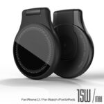 折れ畳み式 2in1ワイヤレス充電器 Apple watch &Air Pods充電可能 ワイヤレス充電 スタンド機能 PD15W 快速充電器 magsafe充電器 全2色 SKU:IPC10132024005 - Image 5