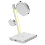 折れ畳み式 3in1ワイヤレス充電器 Apple watch &Air Pods充電可能 ワイヤレス充電 スタンド機能 PD15W 快速充電器 magsafe充電器 全2色 SKU:IPC10132024006 - Image 6