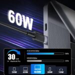 PD100W快速充電器  iPhone micro USB Type-C 対応 2in3多機能充電ケーブル  type-cケーブル  1.2m Lightning/Micro USB/Type-C  USBポート充電 ケーブル ナイロン 断線しにくい 充電ケーブル  TypeC 充電ケーブル Black/White/Pink 全3色 SKU:IPC10132024009 - Image 8