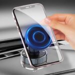 両面吸着 magsafe対応車載ホルダー グネット式 真空 スマホホルダー 真空吸着式 携帯電話ホルダー 360度回転 スマホホルダー SKU:IPC10132024010 - Image 8