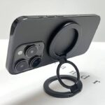 両面強磁力 スマホ スタンド Magsafe スマホスタンド 折り畳式 マグネット式 スマートフォン リングホルダーMagsafeアクセサリー 全2色 SKU:IPC10222024009 - Image 2