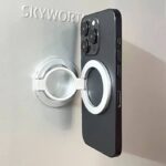 両面強磁力 スマホ スタンド Magsafe スマホスタンド 折り畳式 マグネット式 スマートフォン リングホルダーMagsafeアクセサリー 全2色 SKU:IPC10222024009
