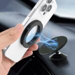 両面強磁力 スマホ スタンド Magsafe スマホスタンド 折り畳式 マグネット式 スマートフォン リングホルダーMagsafeアクセサリー 全2色 SKU:IPC10222024010 - Image 2