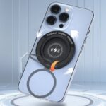 PD15W 快速充電器 ワイヤレスチャージャー マグネット充電 ワイヤレス充電器 スタンド機能 iPhone充電器 type- C 装着のままでも充電可能 全2色 SKU:IPC11092024015 - Image 16