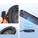 PD15W 快速充電器 ワイヤレスチャージャー マグネット充電 ワイヤレス充電器 スタンド機能 iPhone充電器 type- C 装着のままでも充電可能 全2色 SKU:IPC11092024015 - Image 21