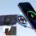 PD15W 快速充電器 ワイヤレスチャージャー マグネット充電 ワイヤレス充電器 スタンド機能 iPhone充電器 type- C 装着のままでも充電可能 全2色 SKU:IPC11092024015 - Image 3
