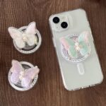 伸縮式 スマホ マグネットスタンドホルダー 粘着式/磁力式 回転可能 スマホホルダー magsafe対応 スタンド 強磁力スマホスタンド  全6種類 SKU:IPC11092024048 - Image 4