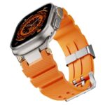 42/44/45/46/49mm  Apple Watch 高品質 シリコン製 ラバー ベルト アップルウォッチ バンド ベルト Apple Watch 交換ベルト 金具黒色/チタンカラー 全5色 SKU:IPC11102024058 - Image 40