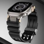 42/44/45/46/49mm  Apple Watch 高品質 シリコン製 ラバー ベルト アップルウォッチ バンド ベルト Apple Watch 交換ベルト 金具黒色/チタンカラー 全5色 SKU:IPC11102024058 - Image 28