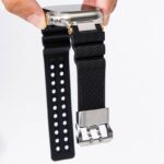 42/44/45/46/49mm  Apple Watch 高品質 シリコン製 ラバー ベルト アップルウォッチ バンド ベルト Apple Watch 交換ベルト 金具黒色/チタンカラー 全5色 SKU:IPC11102024058 - Image 3