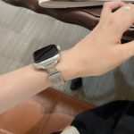 Apple Watch 38/40/41/42mm メタル ベルト アップルウォッチ バンド ベルト Apple watch 42/44/45/46/49mm 交換ベルト 全6色 SKU:IPC11102024101 - 画像 (13)
