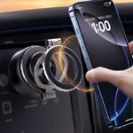 両面吸着 magsafe対応車載ホルダー グネット式 真空 スマホホルダー 真空吸着式 携帯電話ホルダー 360度回転 電動真空吸着式スマホホルダー 全2色 SKU:IPC11102024115 - Image 2