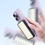 クリップ式 タブレットPC ラップトップ ノートパソコン 補光ライト マグネット 自撮り用ライト スマホ撮影補助 LEDライト 撮影用 照明 全2色 SKU:IPC11102024116 - 画像 (10)