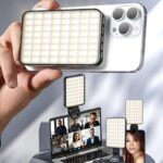 クリップ式 タブレットPC ラップトップ ノートパソコン 補光ライト マグネット 自撮り用ライト スマホ撮影補助 LEDライト 撮影用 照明 全2色 SKU:IPC11102024116 - 画像 (6)