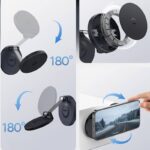 強磁力 壁や物にも固定可能 多場所適用 スマホ スタンド マグネット式 スマートフォンホルダー Baseus  角度自由転回 スマートフォンホルダー 全2色 SKU:IPC11102024120 - 画像 (4)