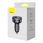 Baseus 2ポート USB-A 快速車載充電器 PD30W 3.4A カーチャージャー Bluetooth5.0対応 快速充電器  シガーソケット 車載充電器 SKU:IPC11112024008 - Image 9