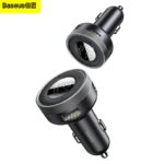 Baseus 2ポート USB-A 快速車載充電器 PD30W 3.4A カーチャージャー Bluetooth5.0対応 快速充電器  シガーソケット 車載充電器 SKU:IPC11112024008 - Image 6