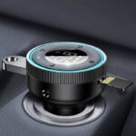 Baseus 2ポート USB-A 快速車載充電器 PD30W 3.4A カーチャージャー Bluetooth5.0対応 快速充電器  シガーソケット 車載充電器 SKU:IPC11112024008 - Image 2