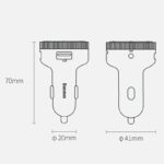 Baseus 2ポート USB-A 快速車載充電器 PD30W 3.4A カーチャージャー Bluetooth5.0対応 快速充電器  シガーソケット 車載充電器 SKU:IPC11112024008 - Image 11