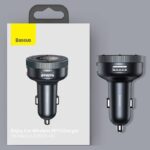 Baseus 2ポート USB-A 快速車載充電器 PD30W 3.4A カーチャージャー Bluetooth5.0対応 快速充電器  シガーソケット 車載充電器 SKU:IPC11112024008 - Image 10