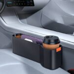 助手席用 PU皮革 カーシート隙間収納ボックス   車用サイド収納ボックス カー用品 PUレザー車シート収納ポケットサイド [単個] 全2色 SKU:IPC11112024013 - Image 5