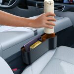 助手席用 PU皮革 カーシート隙間収納ボックス   車用サイド収納ボックス カー用品 PUレザー車シート収納ポケットサイド [単個] 全2色 SKU:IPC11112024013