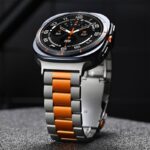 Galaxy watch7 ベルト  チタン ベルト  Galaxy Watch Ultra 47mm メタル 金属ベルト  耐衝撃 ギャラクシーウォッチ Galaxy Watch 47MM カバー  全5色 SKU:IPC11112024015 - 画像 (7)