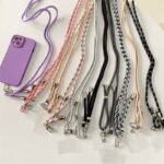 ストラップシート付属  肩掛け ストラップホルダー  携帯ストラップ ショルダーストラップ 携帯ショルダー 全23色 SKU:IPC11112024017