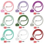 ストラップシート付属  紐6mm *160cm 太め肩掛け ストラップホルダー  携帯ストラップ ショルダーストラップ 携帯ショルダー 全19色 SKU:IPC11112024020 - Image 4