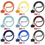 ストラップシート付属  紐6mm *160cm 太め肩掛け ストラップホルダー  携帯ストラップ ショルダーストラップ 携帯ショルダー 全19色 SKU:IPC11112024020 - Image 3