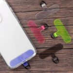 TPU製スマホストラップ用 背面 シールパッド 0.52mm薄型 ネックストラップ ストラップホルダー対応シールパッド 多機種対応  全6色 SKU:IPC111162024002