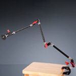 フレキシブルアーム 卓上 ベッド スマホスタンド スマホホルダー 1/4インチネジ デスクマウントスタンド 360度回転アーム携帯スタンド SKU:IPC111162024019 - Image 5