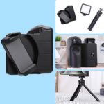 クリップ式 スマホ用多機能スマホ 自撮り棒 スマホ三脚 5000mAh 15Wワイヤレス充電可能 スマホでの撮影を便利に 自撮りライト付き  スタンド機能  SKU:IPC111162024022 - Image 2