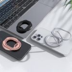 マグネット式 スマホ スタンド Magsafe対応アクセサリー 折り畳式 マグネット式 スマートフォン リングホルダー 全2色 SKU:IPC111162024034 - Image 2
