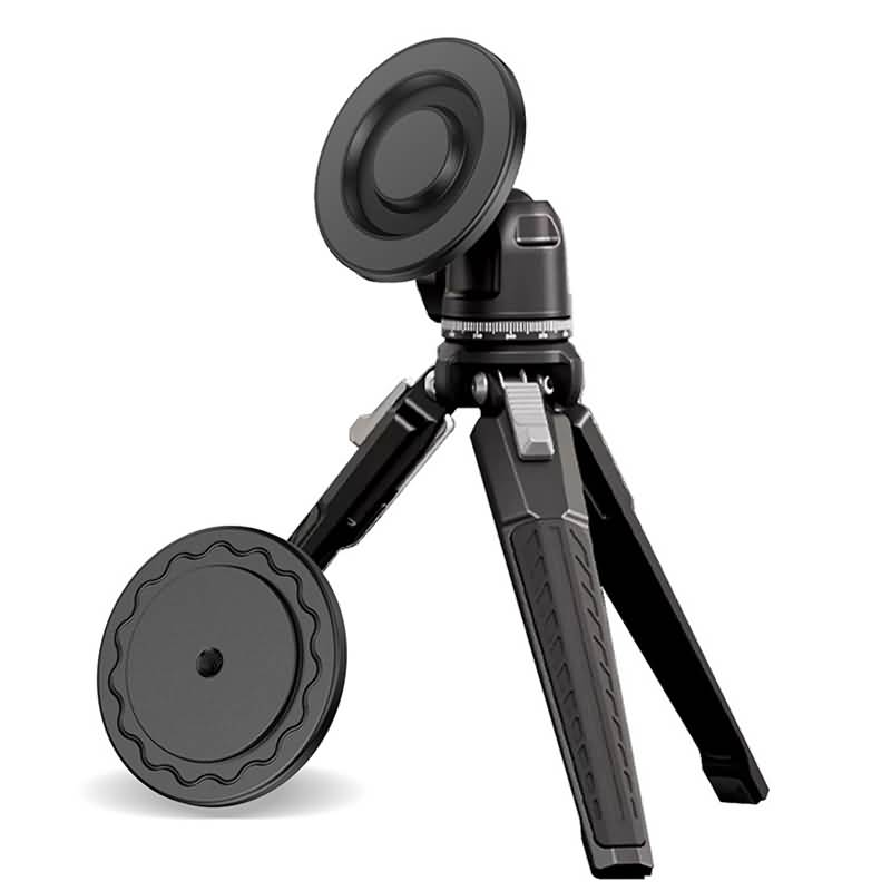 IPC111162024041-09.jpg マグネット式マウント 三脚 スマホホルダー 1/4インチネジ穴 三脚 magsafe式 軽量 三脚マウント スマホ三脚マウントアダプター SKU:IPC111162024041 - Image 1