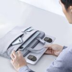 熱対策 折り畳式 スタンド 薄型 タブレット用 スタンド PCに貼り付けるだけでスタンドに  ノートパソコン用スタンド 持ち運び便利 収納便利 多角度調整可能 silver/Black 全2色 SKU:IPC111162024047 - 画像 (2)