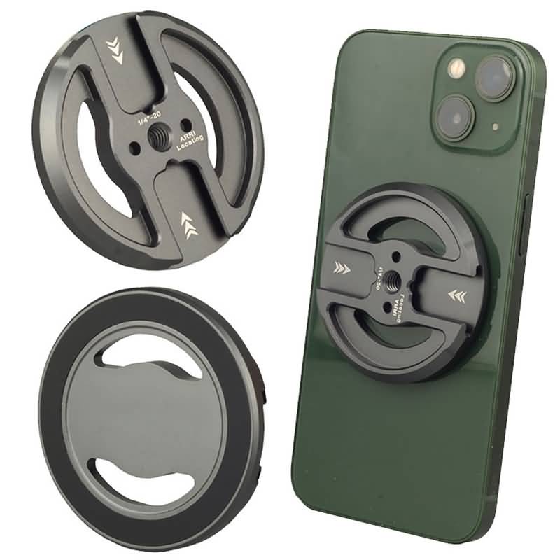 IPC111162024048-14.jpg マグネット式マウント 三脚 スマホホルダーセット 1/4インチネジ穴 三脚 magsafe式 軽量 三脚マウント スマホ三脚マウントアダプター SKU: IPC111162024048 - Image 1