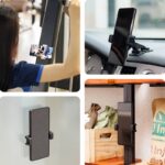 JJC マグネット クリップ式スマホホルダー 磁気 スマホホルダー  三脚マウントアダプター 車載ホルダー 三脚スマホホルダー 全2色 SKU:IPC111162024050 - Image 11