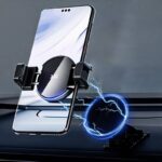 JJC マグネット クリップ式スマホホルダー 磁気 スマホホルダー  三脚マウントアダプター 車載ホルダー 三脚スマホホルダー 全2色 SKU:IPC111162024050 - Image 2