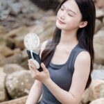 JJC マグネット スマホ用 扇風機 3段階 風量調節 携帯扇風機  超强磁力 スマホスタンド Type-C充電 小型扇風機  SKU:IPC111162024051 - Image 4