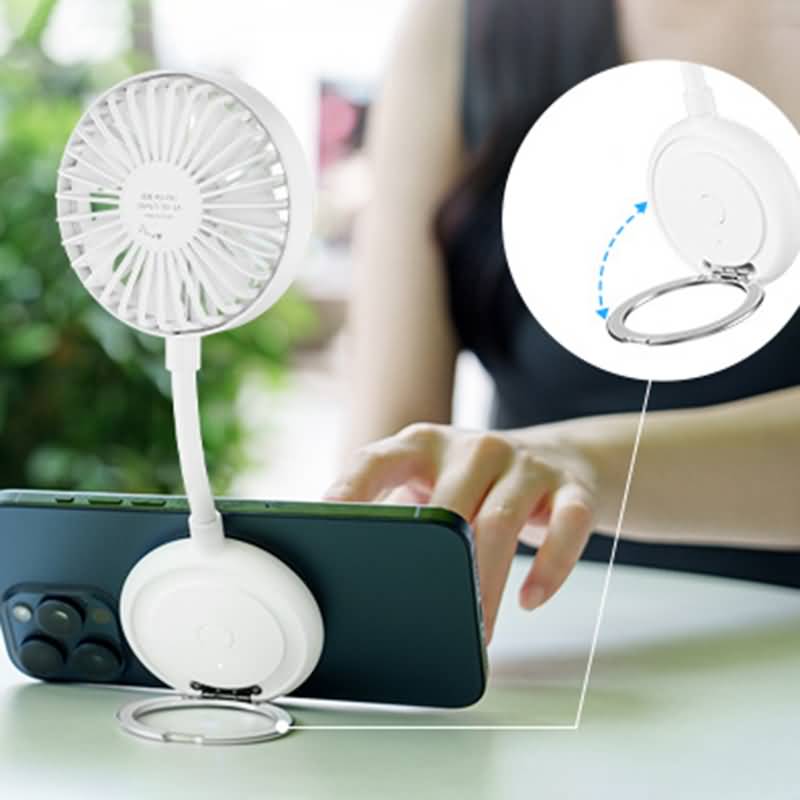 IPC111162024051-11.jpg JJC マグネット スマホ用 扇風機 3段階 風量調節 携帯扇風機 超强磁力 スマホスタンド Type-C充電 小型扇風機 SKU:IPC111162024051 - Image 1