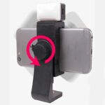 手持ち グリップ付きスマートフォンホルダー スマートフォン用 ジンバル  マグネット式補光ライト付き  SKU:IPC111162024058 - Image 5