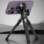 マグネット式マウント 三脚 スマホホルダーセット  1/4インチネジ穴 三脚 magsafe式 軽量 三脚マウント スマホ三脚マウントアダプター SKU: IPC111162024061 - Image 3
