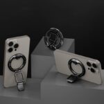 マグネット式マウント 三脚 スマホホルダー コールドシュー付き 1/4インチネジ穴 スマホ 三脚  スマホスタンド 360度回転  MagSafe用 三脚マウントSKU: IPC111162024062 - Image 8