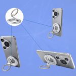 マグネット式 スマホ スタンド  Magsafe対応アクセサリー 折り畳式 マグネット式 スマートフォン リングホルダー 全2色 SKU:IPC111162024065 - Image 5