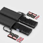 PD急速充電対応ケーブル付き USB3.1 高速転送 メモリーカードケース 防水  SD TFカードピン   アルミ合金  メモリーカードケース SKU:IPC111162024068 - Image 3