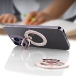 マグネット式 スマホ スタンド  Magsafe対応アクセサリー 折り畳式 マグネット式 スマートフォン リングホルダー SKU:IPC111162024075 - Image 7