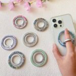 マグネット式 スマホ スタンド  Magsafe対応アクセサリー 折り畳式 マグネット式 スマートフォン リングホルダー SKU:IPC111162024076 - Image 5